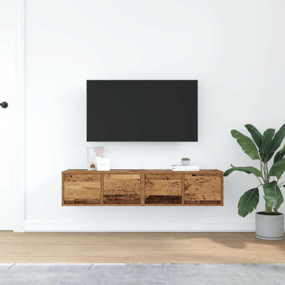 vidaXL TV Cabinets 2 pcs Old Wood 60x31x25,5 cm Engineered Wood