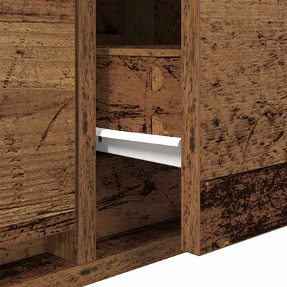 vidaXL TV Cabinets 2 pcs Old Wood 60x31x25,5 cm Engineered Wood