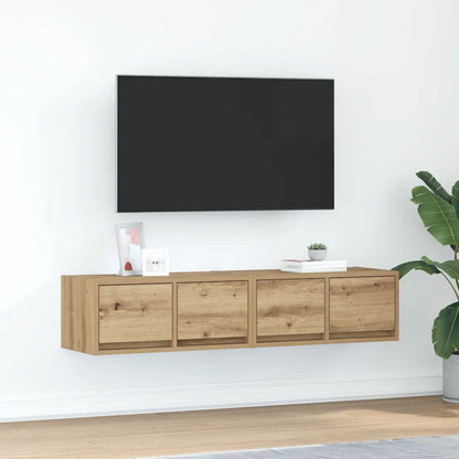 vidaXL TV Cabinets 2 pcs Artisan Oak 60x31x25,5 cm Engineered Wood