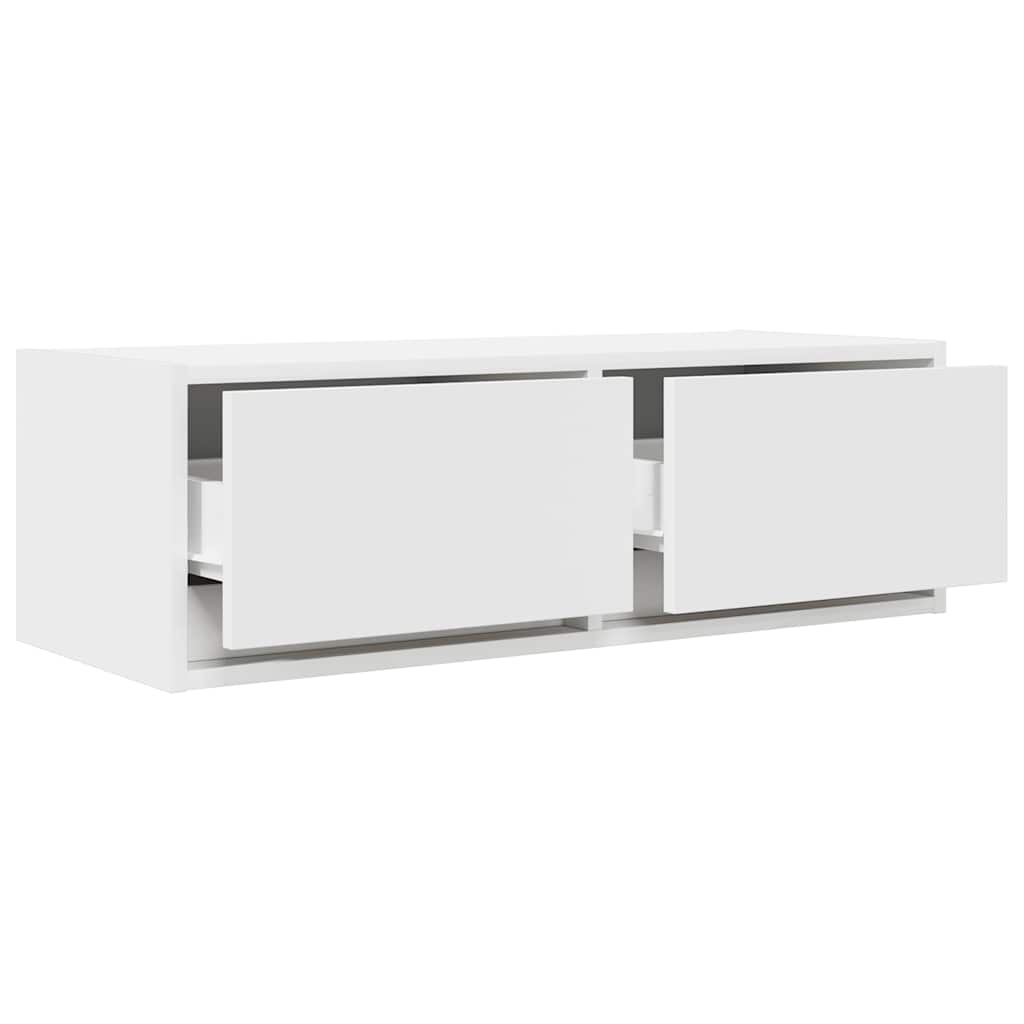 vidaXL TV Cabinets 2 pcs White 80x31x25,5 cm Engineered Wood