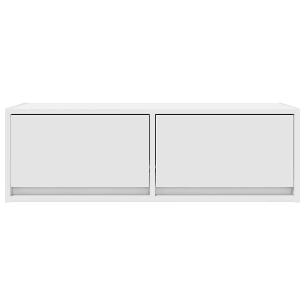 vidaXL TV Cabinets 2 pcs White 80x31x25,5 cm Engineered Wood