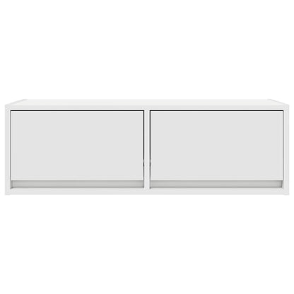 vidaXL TV Cabinets 2 pcs White 80x31x25,5 cm Engineered Wood