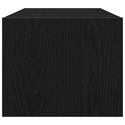 vidaXL TV Cabinets 2 pcs Black Oak 80x31x25,5 cm Engineered Wood
