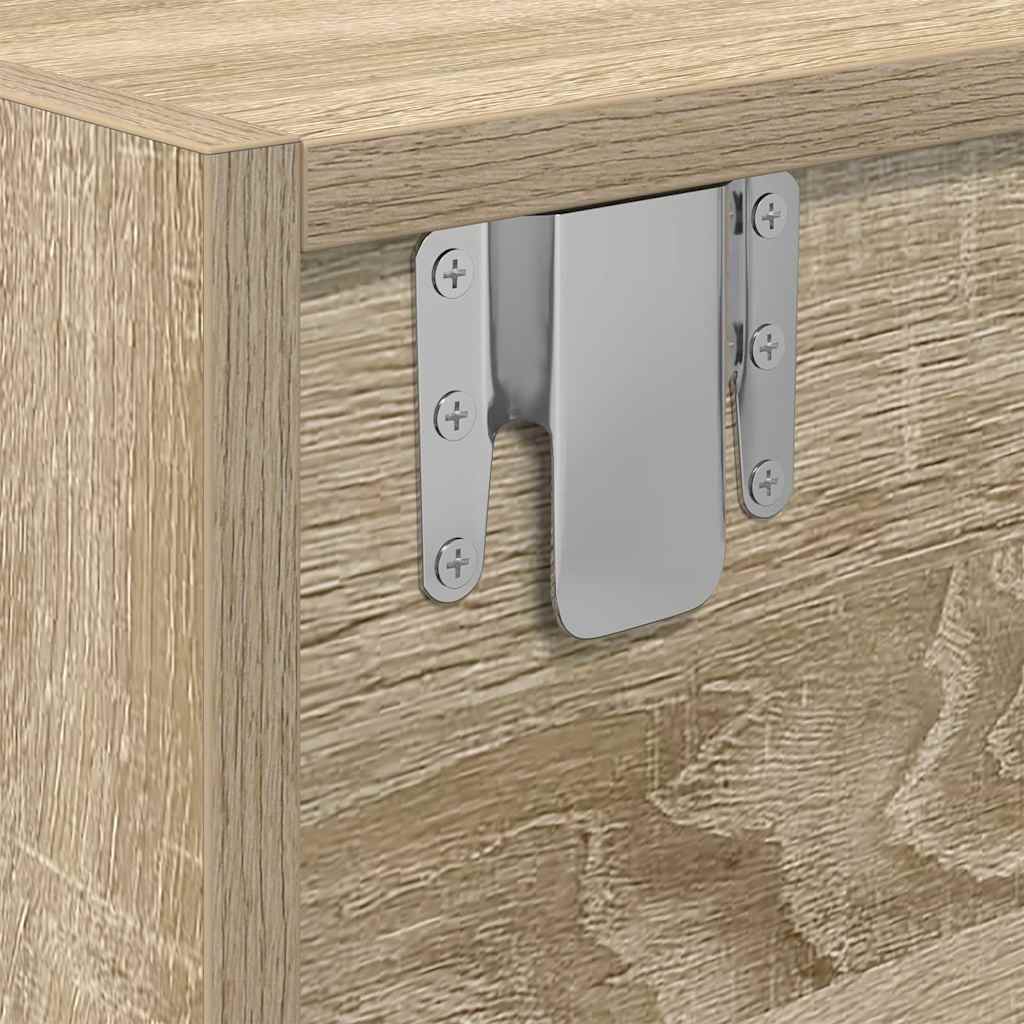 vidaXL TV Cabinets 2 pcs Sonoma Oak 80x31x25,5 cm Engineered Wood