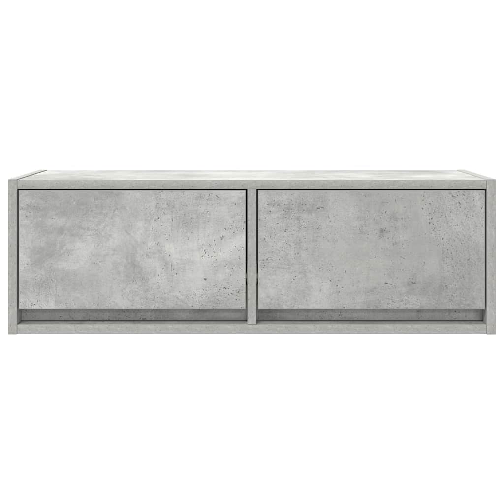 vidaXL TV Cabinet Concrete Grey 80x31x25,5 cm Engineered Wood