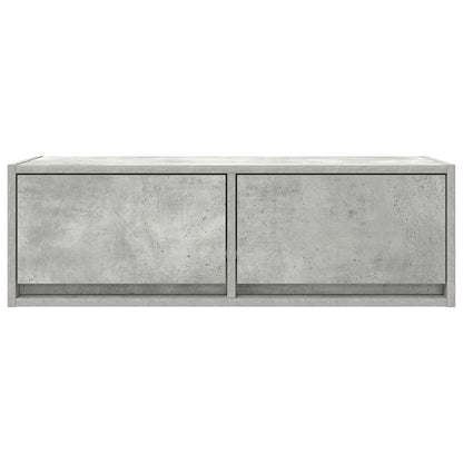 vidaXL TV Cabinet Concrete Grey 80x31x25,5 cm Engineered Wood