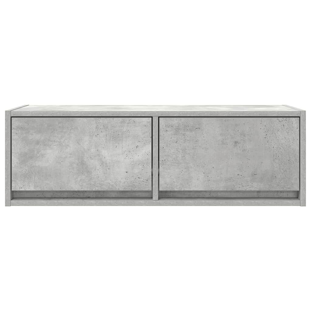 vidaXL TV Cabinets 2 pcs Concrete Grey 80x31x25.5 cm Engineered Wood