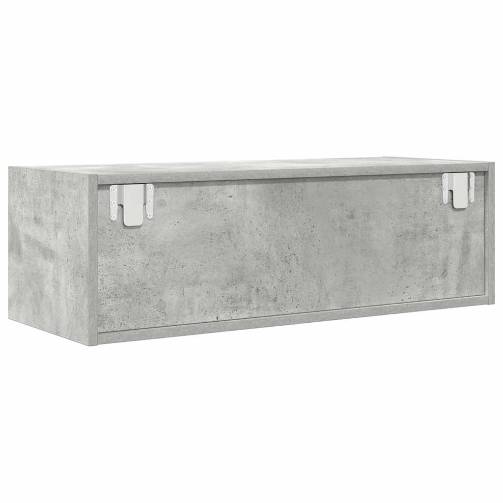 vidaXL TV Cabinets 2 pcs Concrete Grey 80x31x25.5 cm Engineered Wood