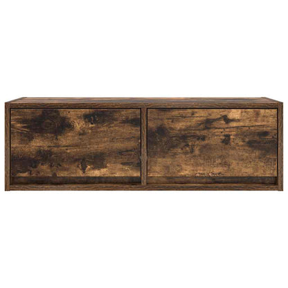 vidaXL TV Cabinets 2 pcs Smoked Oak 80x31x25,5 cm Engineered Wood