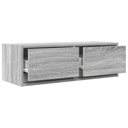 vidaXL TV Cabinet Grey Sonoma 80x31x25,5 cm Engineered Wood