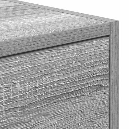 vidaXL TV Cabinet Grey Sonoma 80x31x25,5 cm Engineered Wood