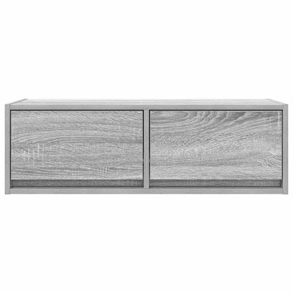 vidaXL TV Cabinets 2 pcs Grey Sonoma 80x31x25,5 cm Engineered Wood