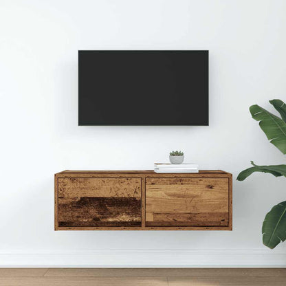 vidaXL TV Cabinet Old Wood 80x31x25,5 cm Engineered Wood