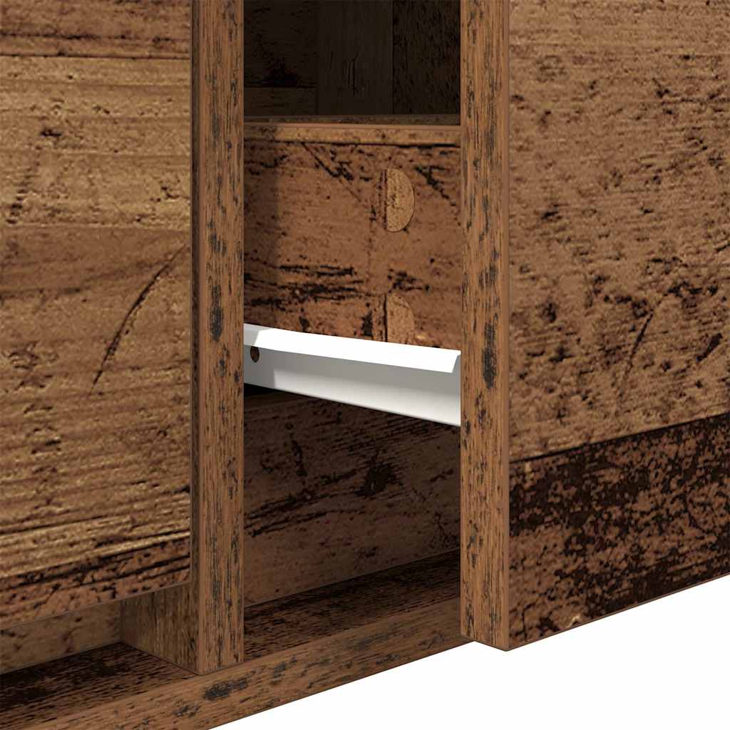 vidaXL TV Cabinet Old Wood 80x31x25,5 cm Engineered Wood