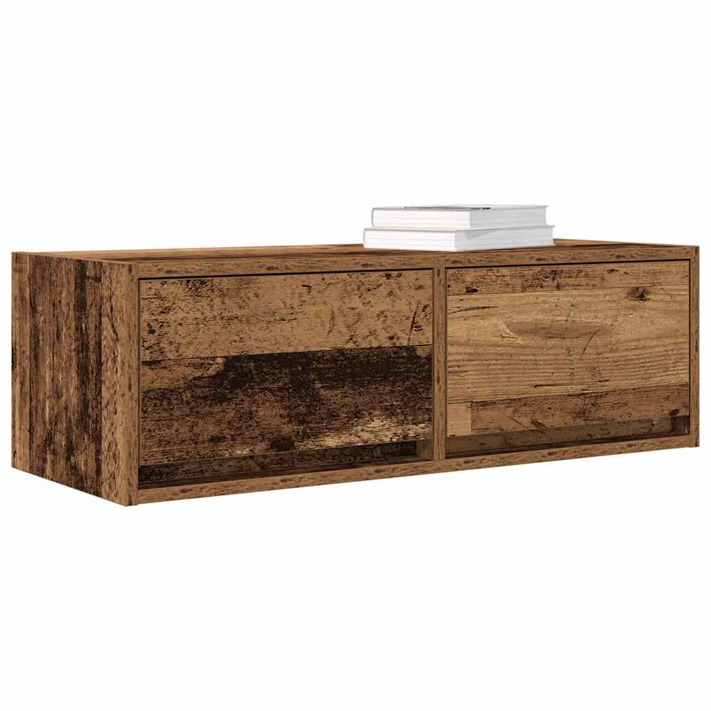 vidaXL TV Cabinet Old Wood 80x31x25,5 cm Engineered Wood