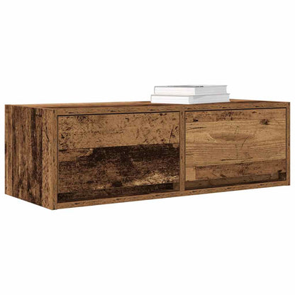 vidaXL TV Cabinet Old Wood 80x31x25,5 cm Engineered Wood