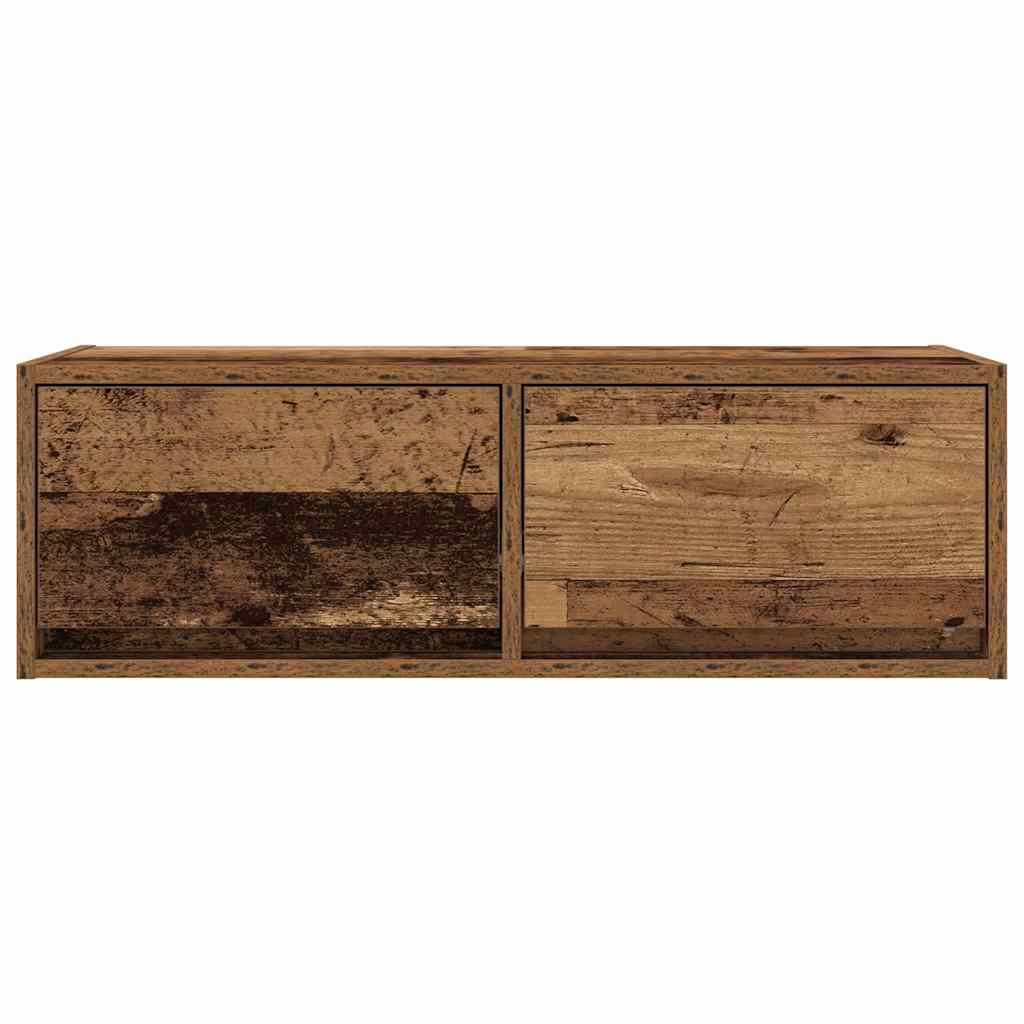 vidaXL TV Cabinet Old Wood 80x31x25,5 cm Engineered Wood