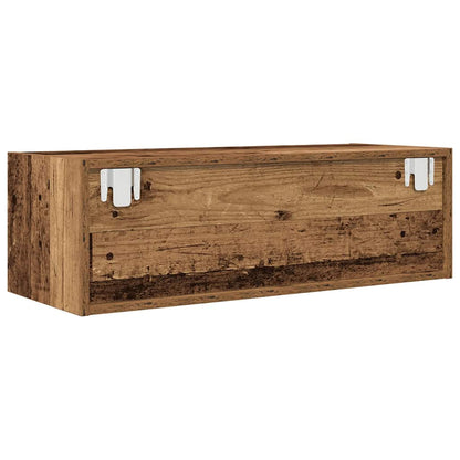 vidaXL TV Cabinet Old Wood 80x31x25,5 cm Engineered Wood