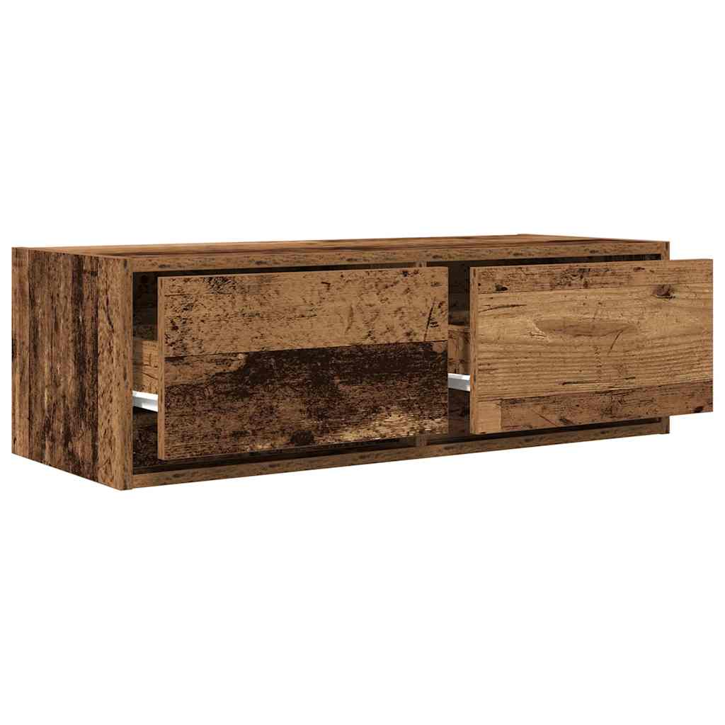 vidaXL TV Cabinets 2 pcs Old Wood 80x31x25,5 cm Engineered Wood