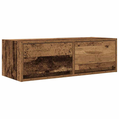 vidaXL TV Cabinets 2 pcs Old Wood 80x31x25,5 cm Engineered Wood
