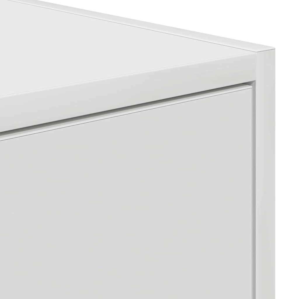 vidaXL TV Cabinet with Drawer White 100 x 31 x 25.5 cm Engineered wood