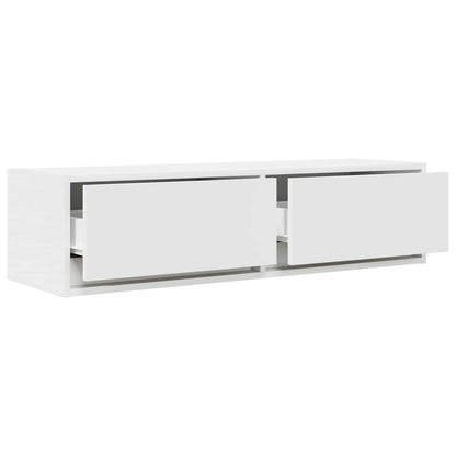vidaXL TV Cabinet with Drawer White 100 x 31 x 25.5 cm Engineered wood