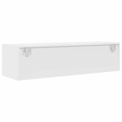 vidaXL TV Cabinet with Drawer White 100 x 31 x 25.5 cm Engineered wood