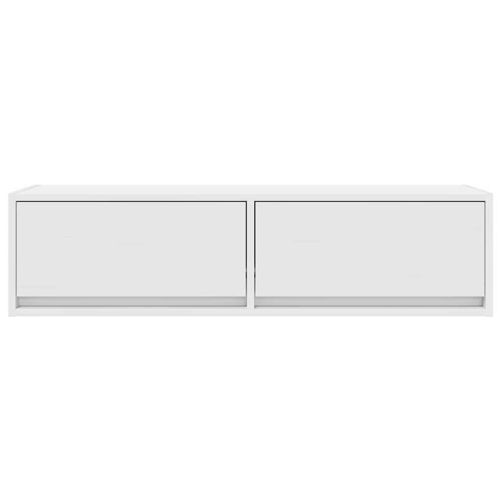 vidaXL TV Cabinet with Drawer White 100 x 31 x 25.5 cm Engineered wood