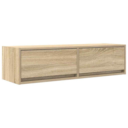 vidaXL TV Cabinet Sonoma oak 100 x 31 x 25.5 cm Engineered wood