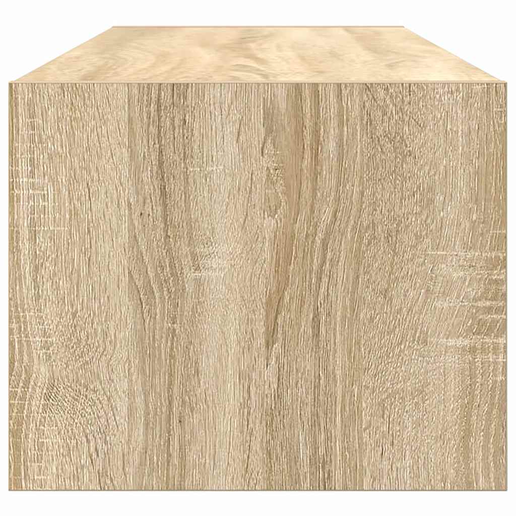 vidaXL TV Cabinet Sonoma oak 100 x 31 x 25.5 cm Engineered wood