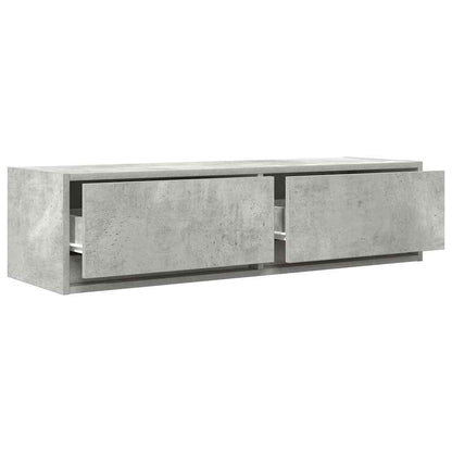 vidaXL TV Cabinet Concrete grey 100 x 31 x 25.5 cm Engineered wood