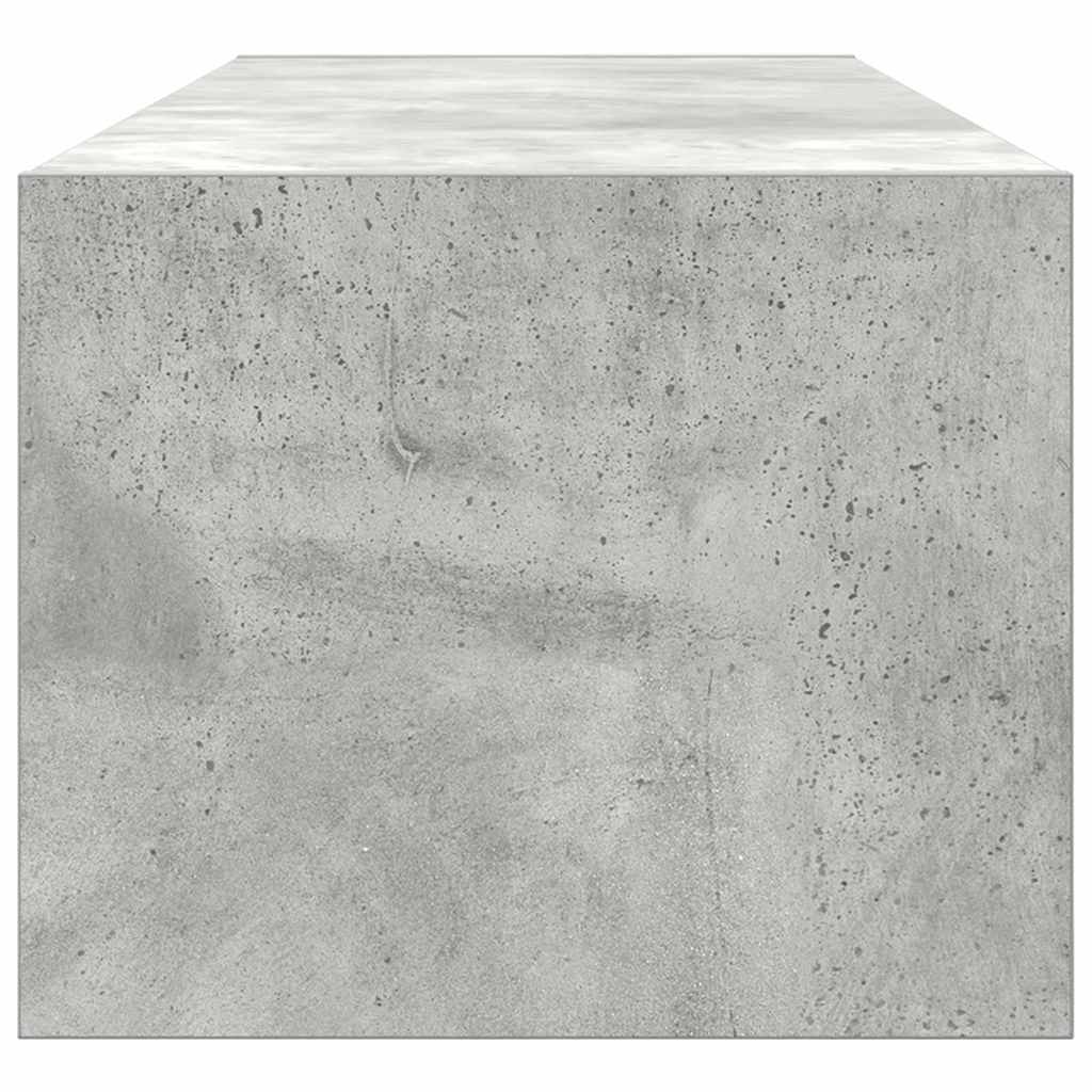 vidaXL TV Cabinet Concrete grey 100 x 31 x 25.5 cm Engineered wood