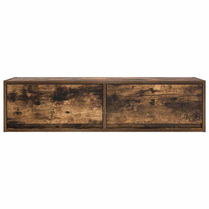 vidaXL TV Cabinet Smoked oak 100 x 31 x 25.5 cm Engineered wood