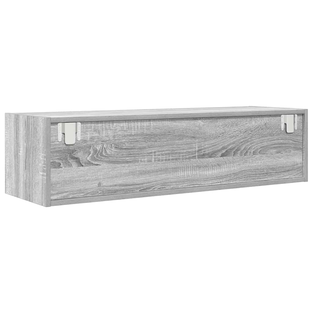 vidaXL TV Cabinet Grey sonoma 100 x 31 x 25.5 cm Engineered wood