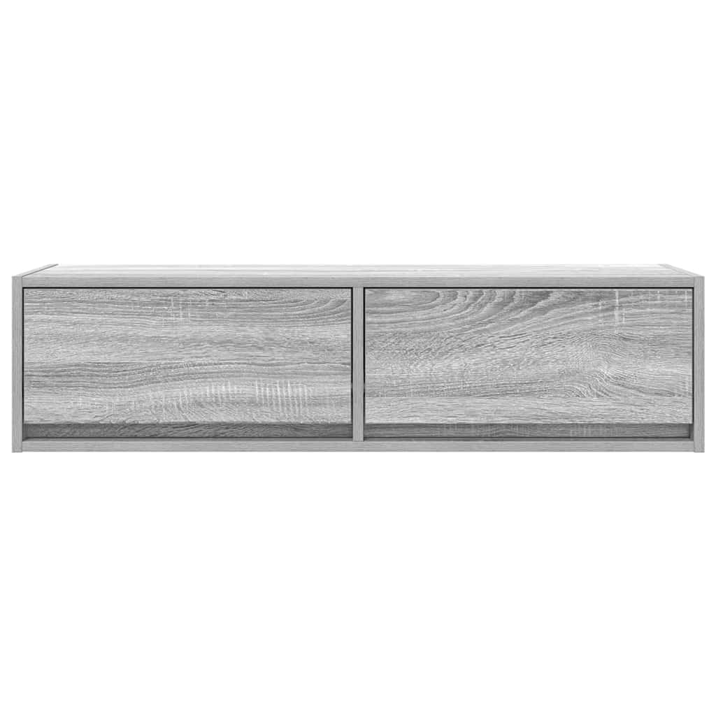 vidaXL TV Cabinet Grey sonoma 100 x 31 x 25.5 cm Engineered wood