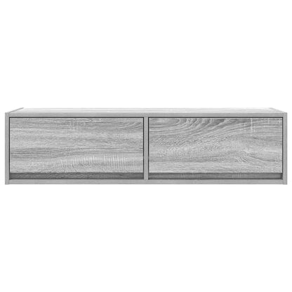 vidaXL TV Cabinet Grey sonoma 100 x 31 x 25.5 cm Engineered wood