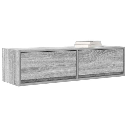 vidaXL TV Cabinet Grey sonoma 100 x 31 x 25.5 cm Engineered wood