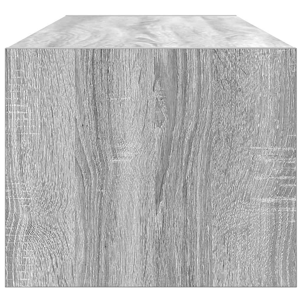 vidaXL TV Cabinet Grey sonoma 100 x 31 x 25.5 cm Engineered wood