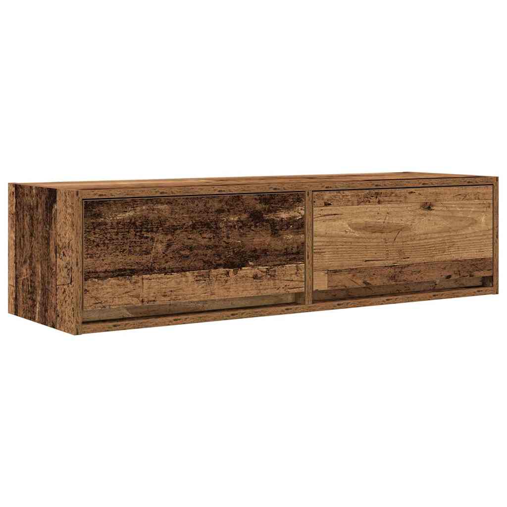 vidaXL TV Cabinet Old wood 100 x 31 x 25.5 cm Engineered wood