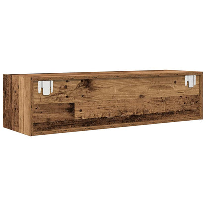 vidaXL TV Cabinet Old wood 100 x 31 x 25.5 cm Engineered wood