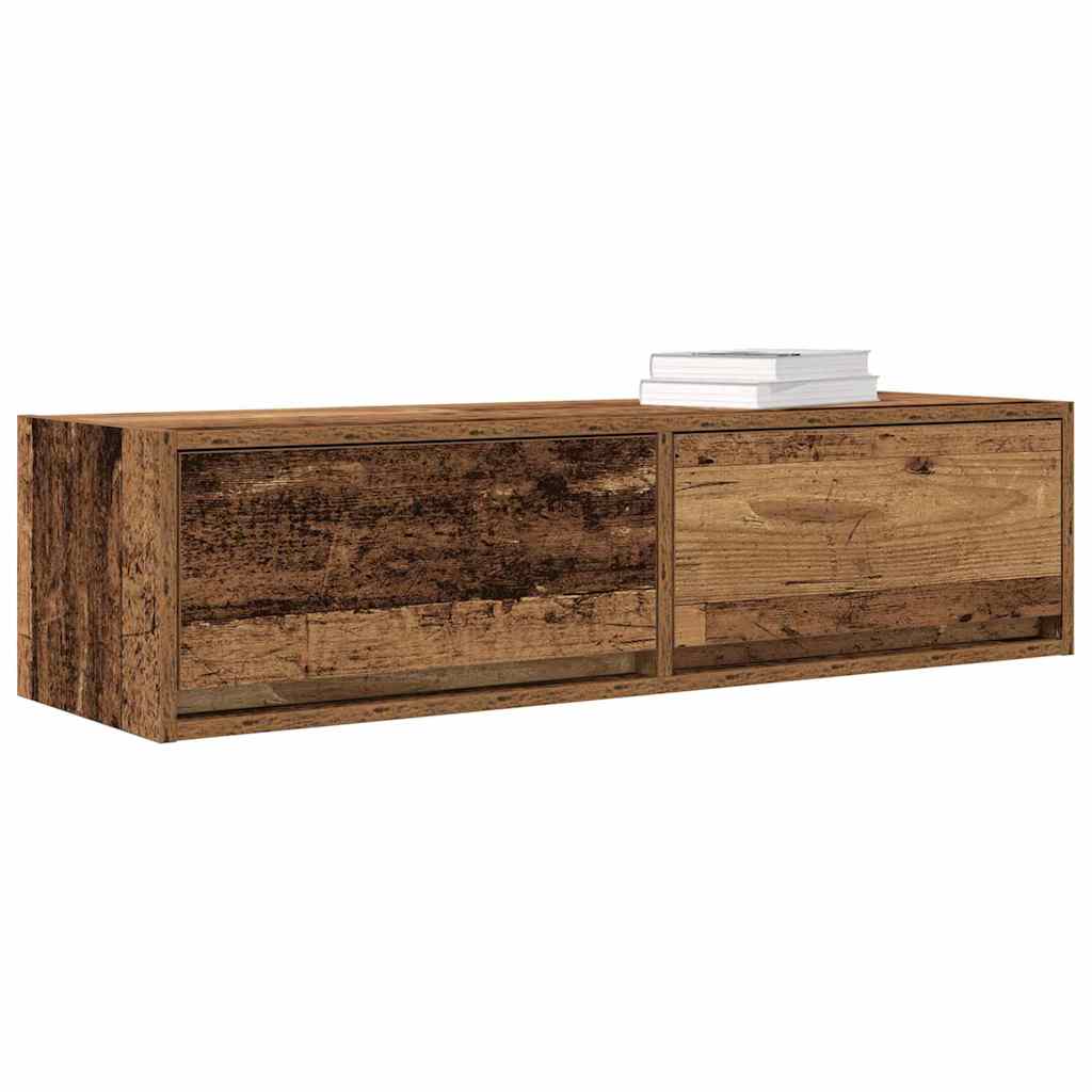vidaXL TV Cabinet Old wood 100 x 31 x 25.5 cm Engineered wood