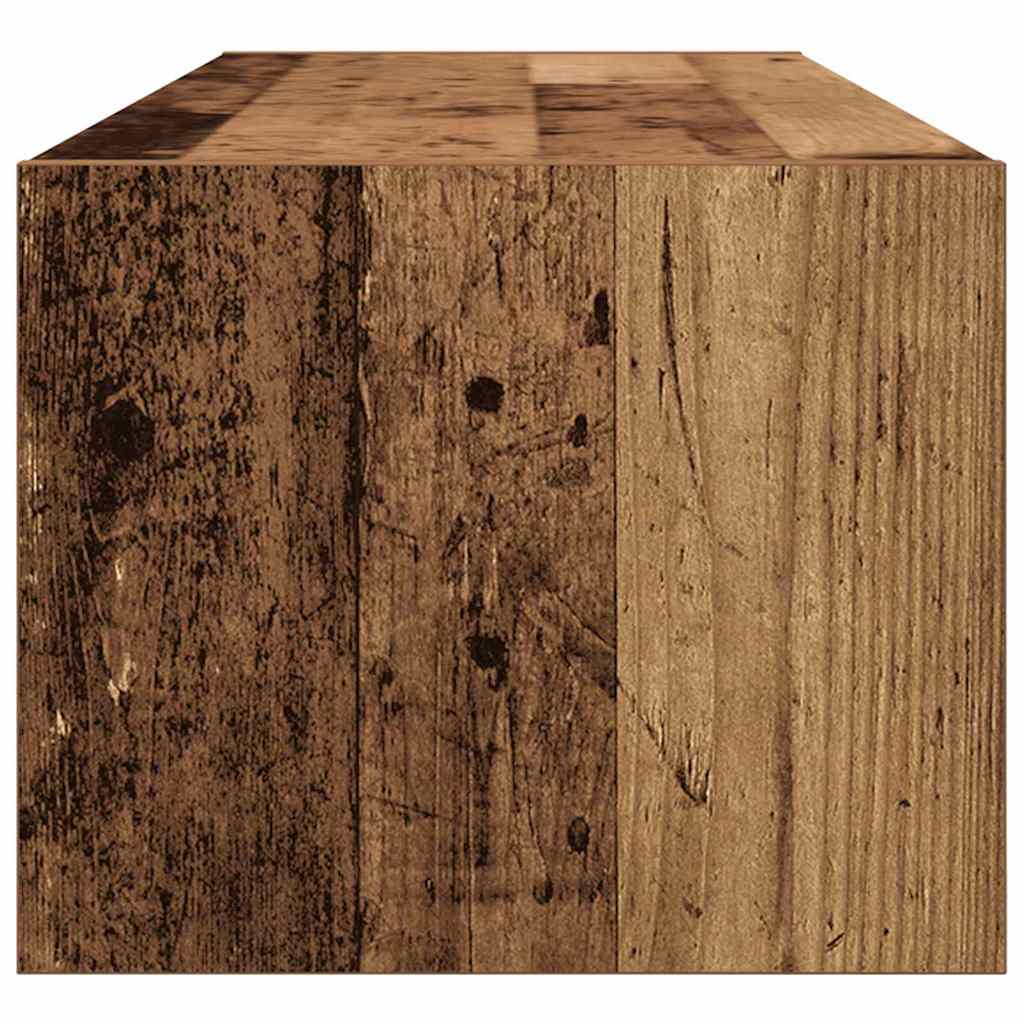 vidaXL TV Cabinet Old wood 100 x 31 x 25.5 cm Engineered wood