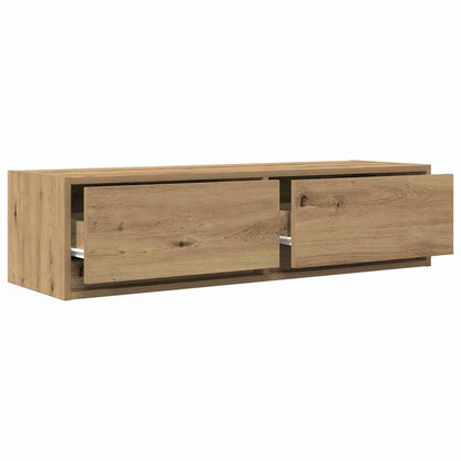 vidaXL TV Cabinet 100 x 31 x 25.5 cm Artisan oak Engineered wood