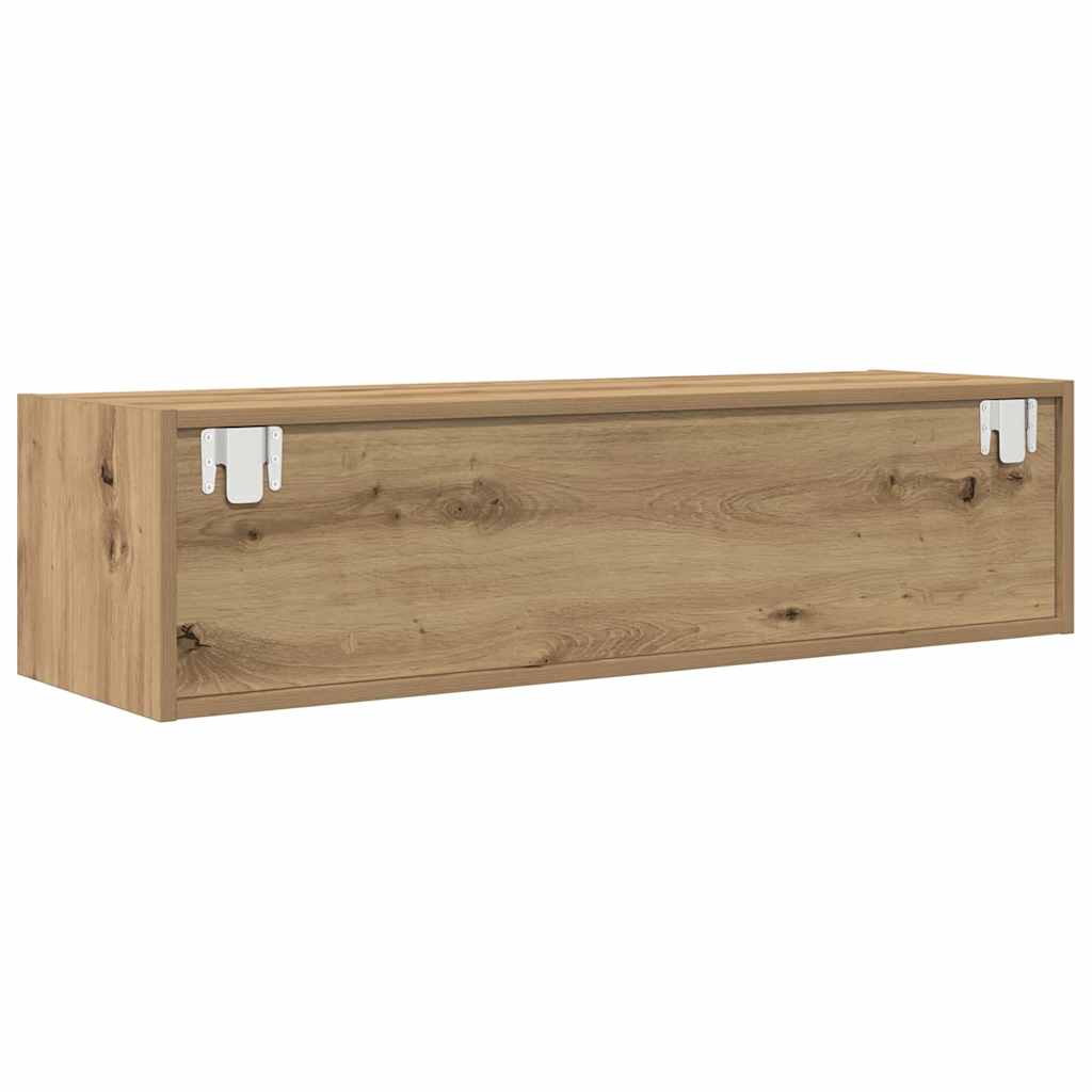 vidaXL TV Cabinet 100 x 31 x 25.5 cm Artisan oak Engineered wood