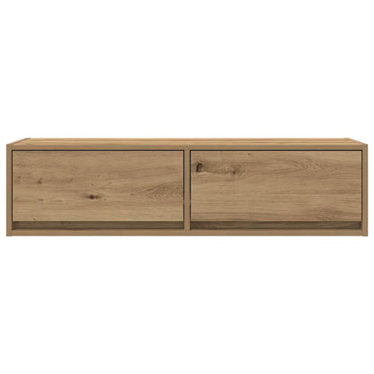 vidaXL TV Cabinet 100 x 31 x 25.5 cm Artisan oak Engineered wood
