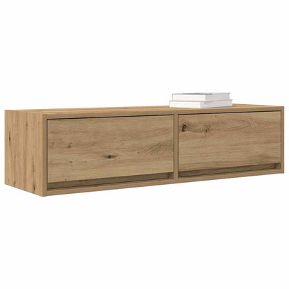 vidaXL TV Cabinet 100 x 31 x 25.5 cm Artisan oak Engineered wood
