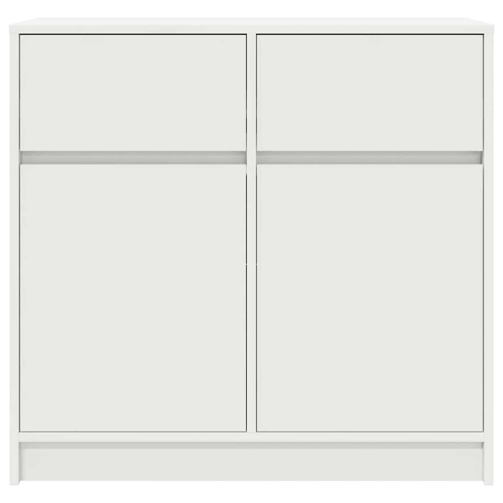 vidaXL Sideboard with Drawer White 80x34x76 cm Engineered Wood