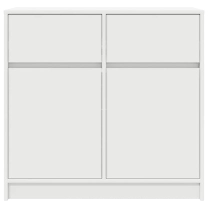 vidaXL Sideboard with Drawer White 80x34x76 cm Engineered Wood