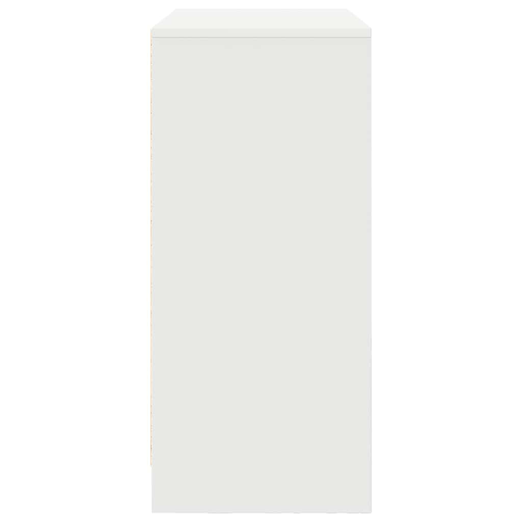 vidaXL Sideboard with Drawer White 80x34x76 cm Engineered Wood