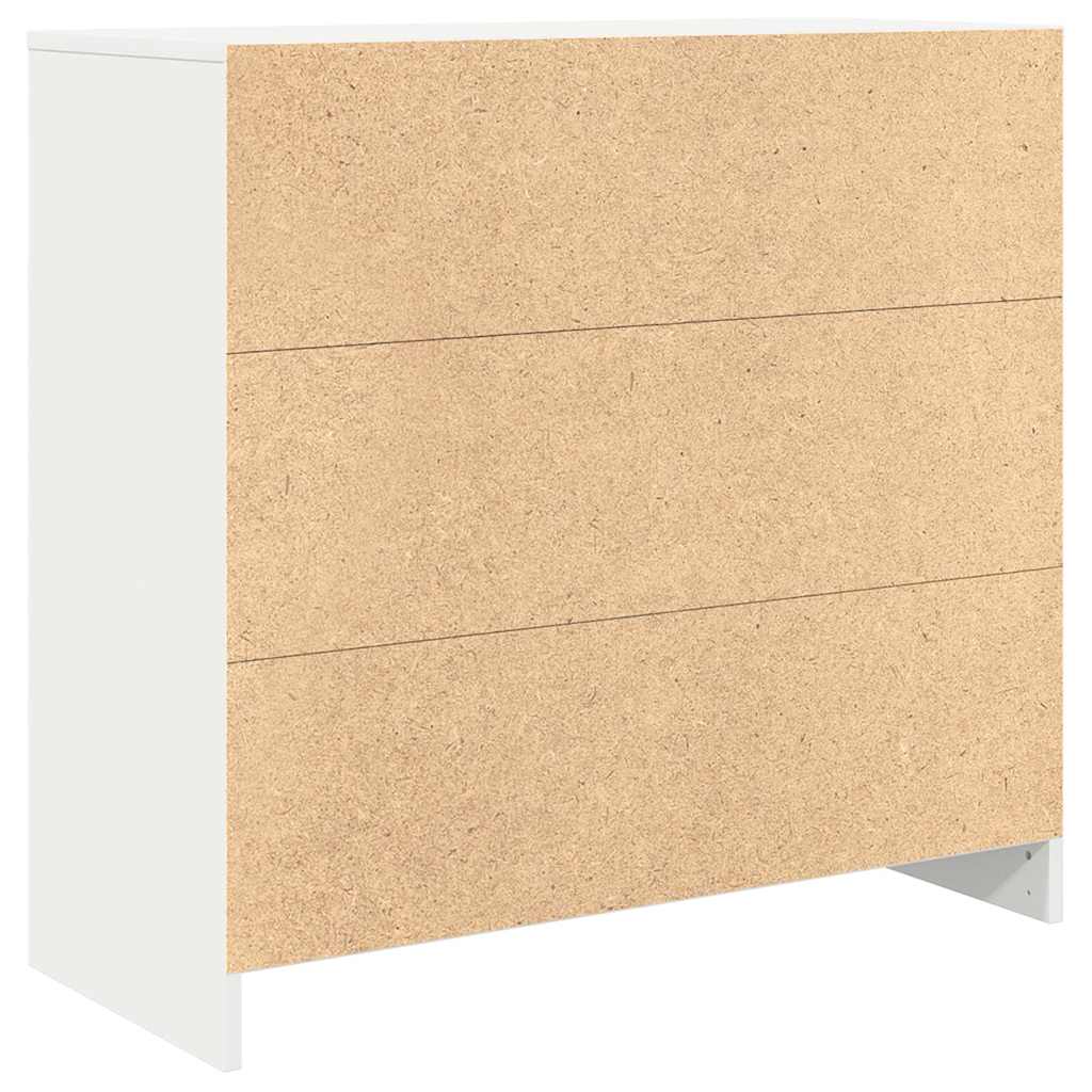 vidaXL Sideboard with Drawer White 80x34x76 cm Engineered Wood